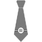 Houndstooth Iron On Tie - 4 Sizes w/ Monogram