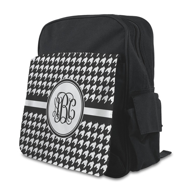 Custom Houndstooth Preschool Backpack (Personalized)