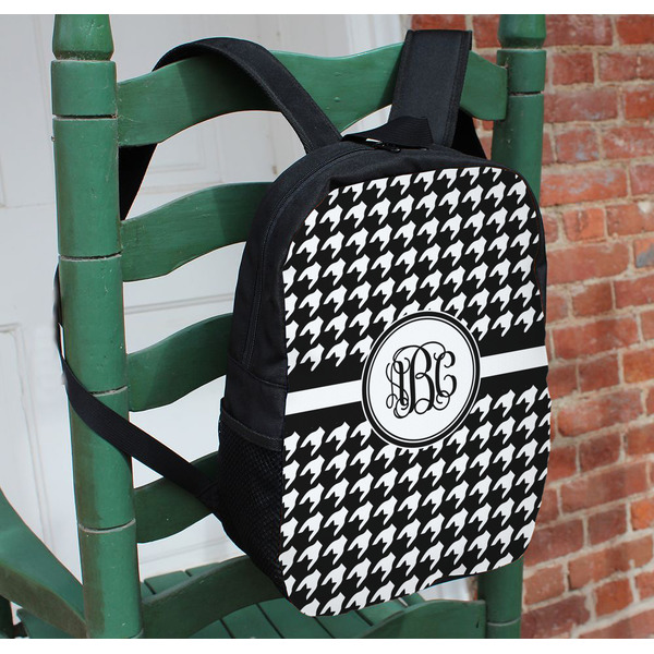 Houndstooth Kids Backpack - In Context