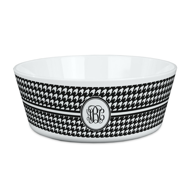 Custom Houndstooth Kid's Bowl (Personalized)