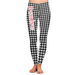 Houndstooth Ladies Leggings - Small (Personalized)