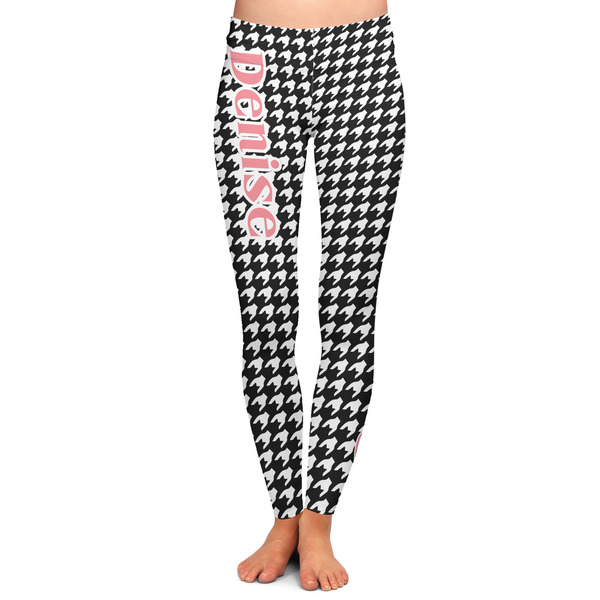 Custom Houndstooth Ladies Leggings - Extra Small (Personalized)