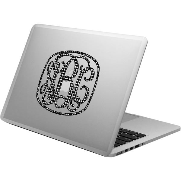Custom Houndstooth Laptop Decal (Personalized)
