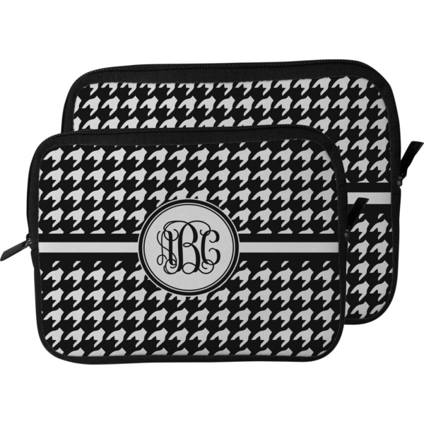 Houndstooth Laptop Sleeve (Size Comparison)