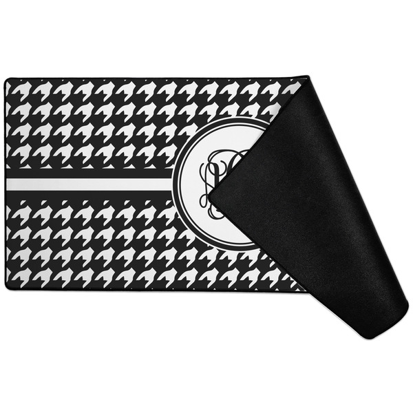 Houndstooth Large Gaming Mats - FRONT W/ FOLD