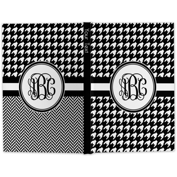 Houndstooth Large Hard Cover Journal - Apvl