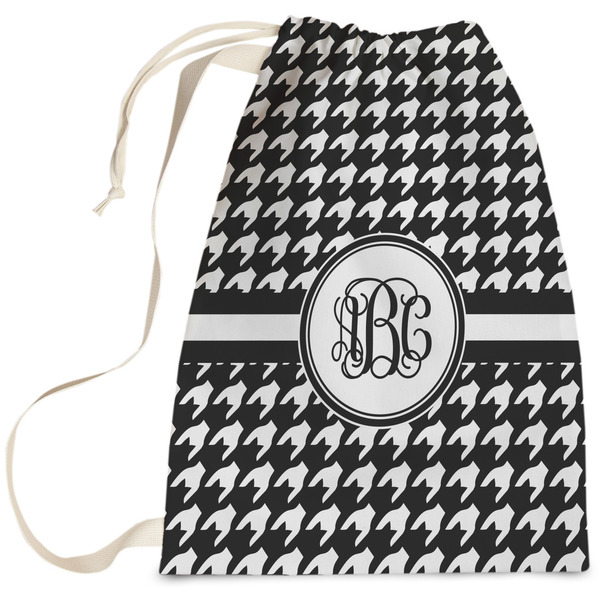 Custom Houndstooth Laundry Bag (Personalized)