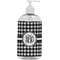Houndstooth Plastic Soap / Lotion Dispenser (16 oz - Large - White) (Personalized)