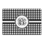 Houndstooth Large Rectangle Car Magnet (Personalized)