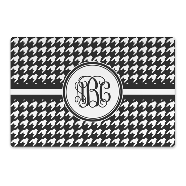 Custom Houndstooth Large Rectangle Car Magnet (Personalized)