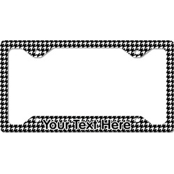 Houndstooth License Plate Frame - Style C (Personalized)