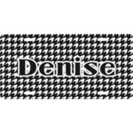Houndstooth Front License Plate (Personalized)