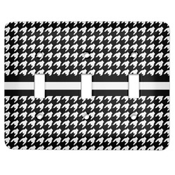 Houndstooth Light Switch Cover (3 Toggle Plate)