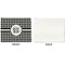 Houndstooth Linen Placemat - APPROVAL Single (single sided)