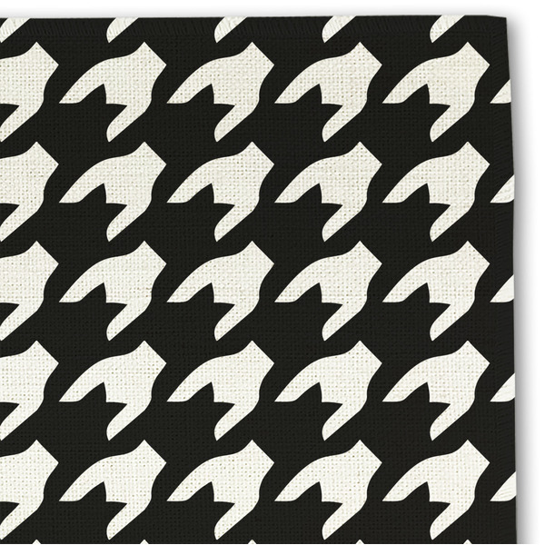 Houndstooth Linen Placemat - DETAIL