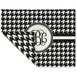 Houndstooth Double-Sided Linen Placemat - Single w/ Monogram