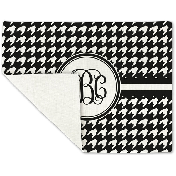 Houndstooth Linen Placemat - Folded Corner (single side)