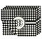 Houndstooth Double-Sided Linen Placemat - Set of 4 w/ Monogram