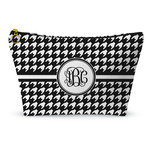 Houndstooth Makeup Bag - Small - 8.5"x4.5" (Personalized)