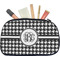 Houndstooth Makeup / Cosmetic Bag - Medium (Personalized)