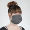 Houndstooth Mask - Quarter View on Girl