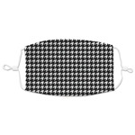 Houndstooth Adult Cloth Face Mask - XLarge