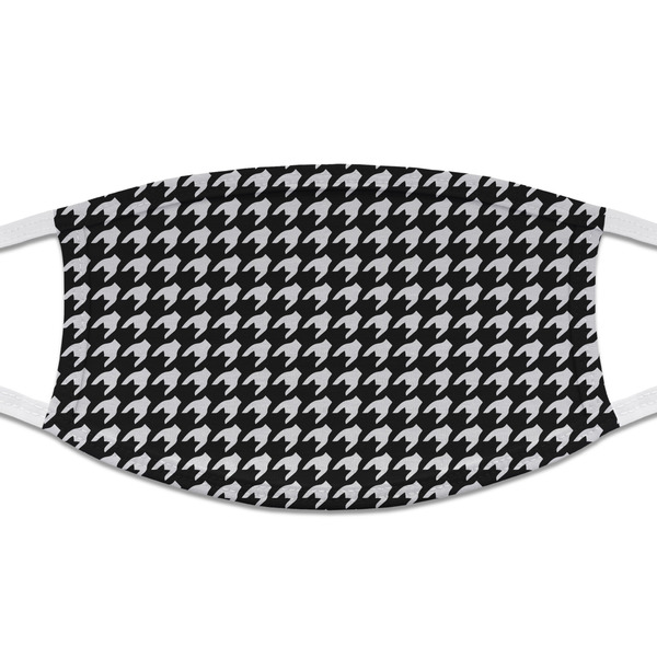Custom Houndstooth Cloth Face Mask (T-Shirt Fabric)