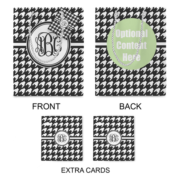Houndstooth Medium Gift Bag - Approval
