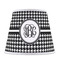 Houndstooth Poly Film Empire Lampshade - Front View