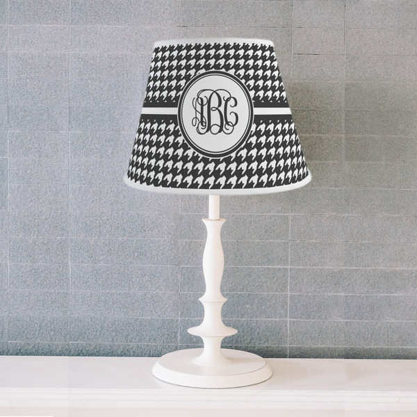 Houndstooth Poly Film Empire Lampshade - Lifestyle