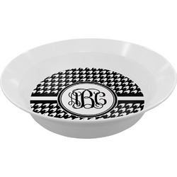 Houndstooth Melamine Bowl (Personalized)