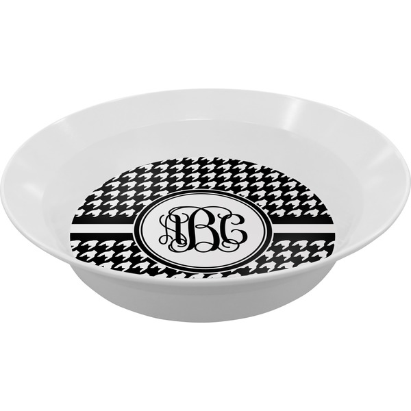 Custom Houndstooth Melamine Bowl (Personalized)