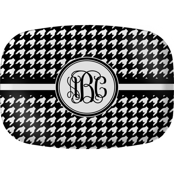 Custom Houndstooth Melamine Platter (Personalized)