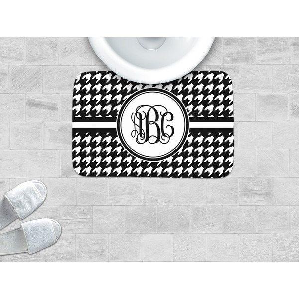 Houndstooth Memory Foam Bath Mat - LIFESTYLE