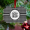 Houndstooth Metal Benilux Ornament - Lifestyle