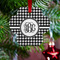 Houndstooth Metal Paw Ornament - Lifestyle