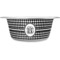 Houndstooth Stainless Steel Dog Bowl - Large (Personalized)