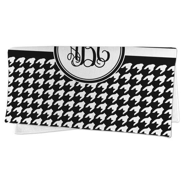 Houndstooth Microfiber Dish Rag - FOLDED (half)