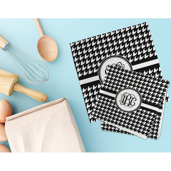 Houndstooth Microfiber Dish Rag - LIFESTYLE
