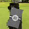 Houndstooth Microfiber Golf Towels - Small - LIFESTYLE