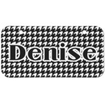 Houndstooth Mini/Bicycle License Plate (2 Holes) (Personalized)