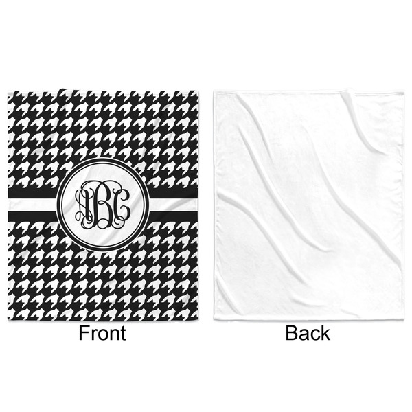 Houndstooth Minky Blanket - 50"x60" - Single Sided - Front & Back