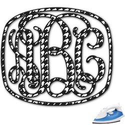 Houndstooth Monogram Iron On Transfer (Personalized)
