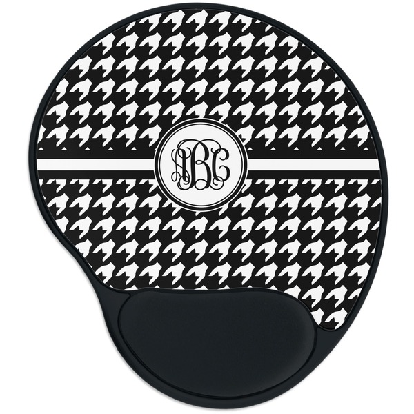 Custom Houndstooth Mouse Pad with Wrist Support
