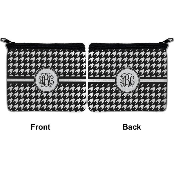 Houndstooth Neoprene Coin Purse - Front & Back (APPROVAL)