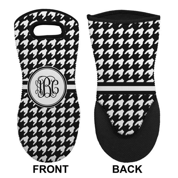 Houndstooth Neoprene Oven Mitt (Front & Back)