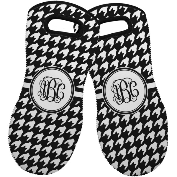 Houndstooth Neoprene Oven Mitt -Set of 2 - Front