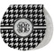 Houndstooth Burp Pad - Velour w/ Monogram