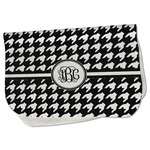 Houndstooth Burp Cloth - Fleece w/ Monogram