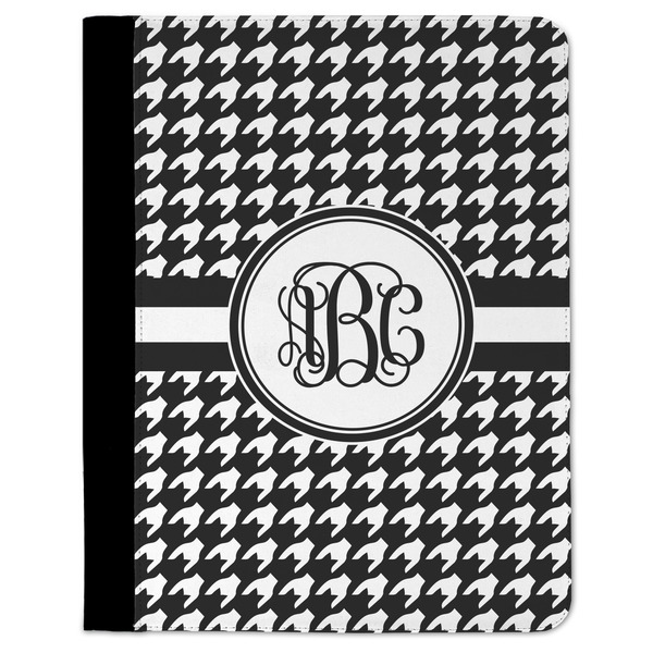 Custom Houndstooth Padfolio Clipboard - Large (Personalized)